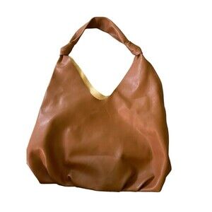 Elizabeth‎ And James Hobo Bag Shoulder Purse Boho Brown Leather